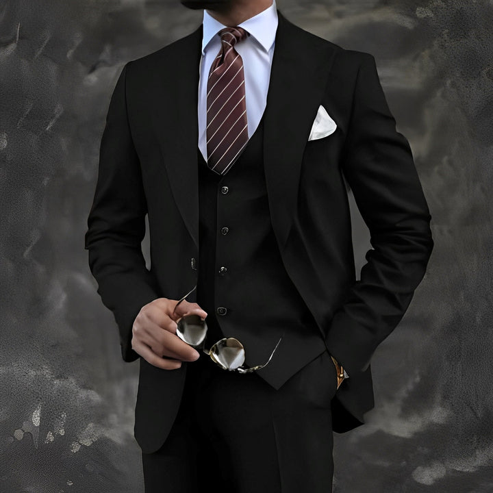 Elwyn Elegant Three-Piece Suit Set, view 3 - Elena Harper