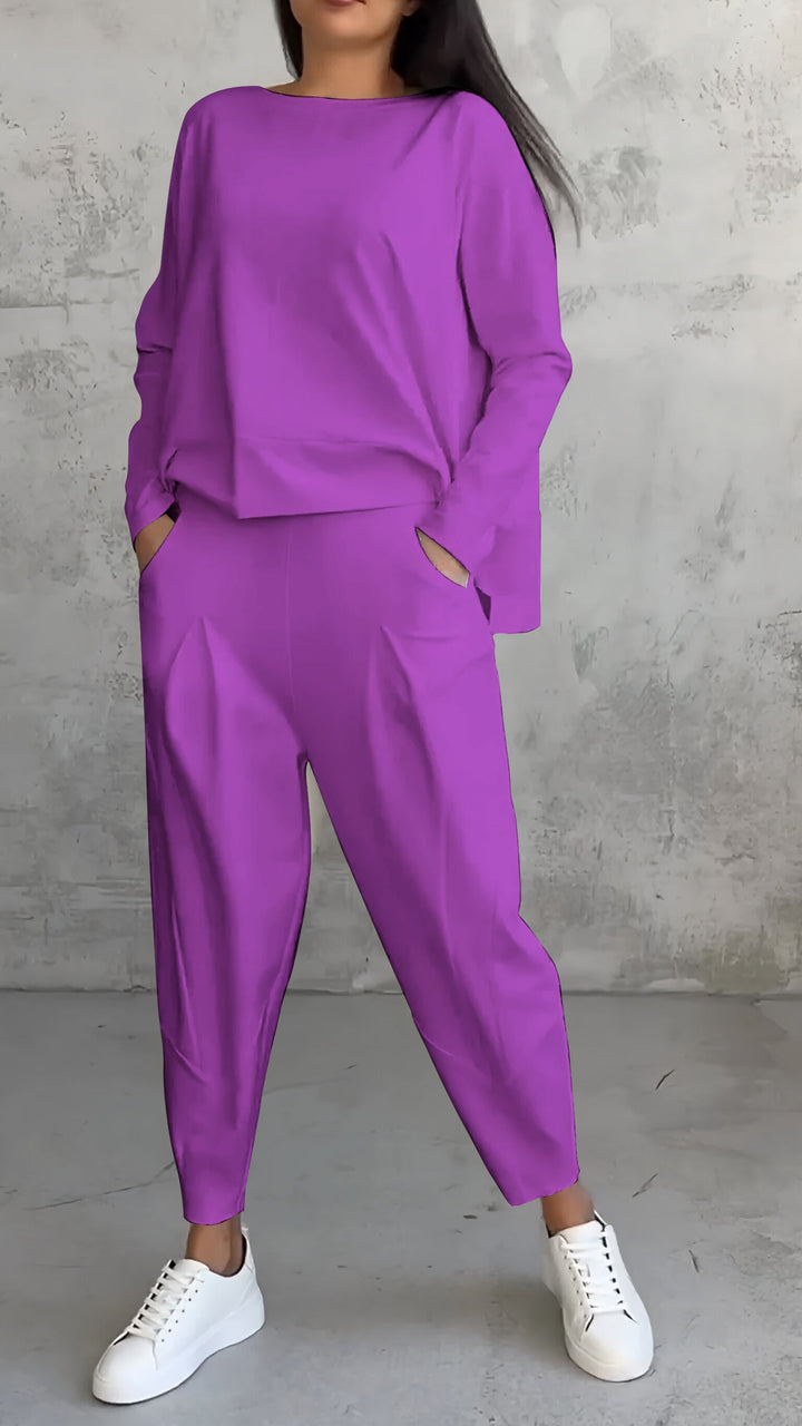 AVRA – COSY TWO-PIECE SET (SORT)