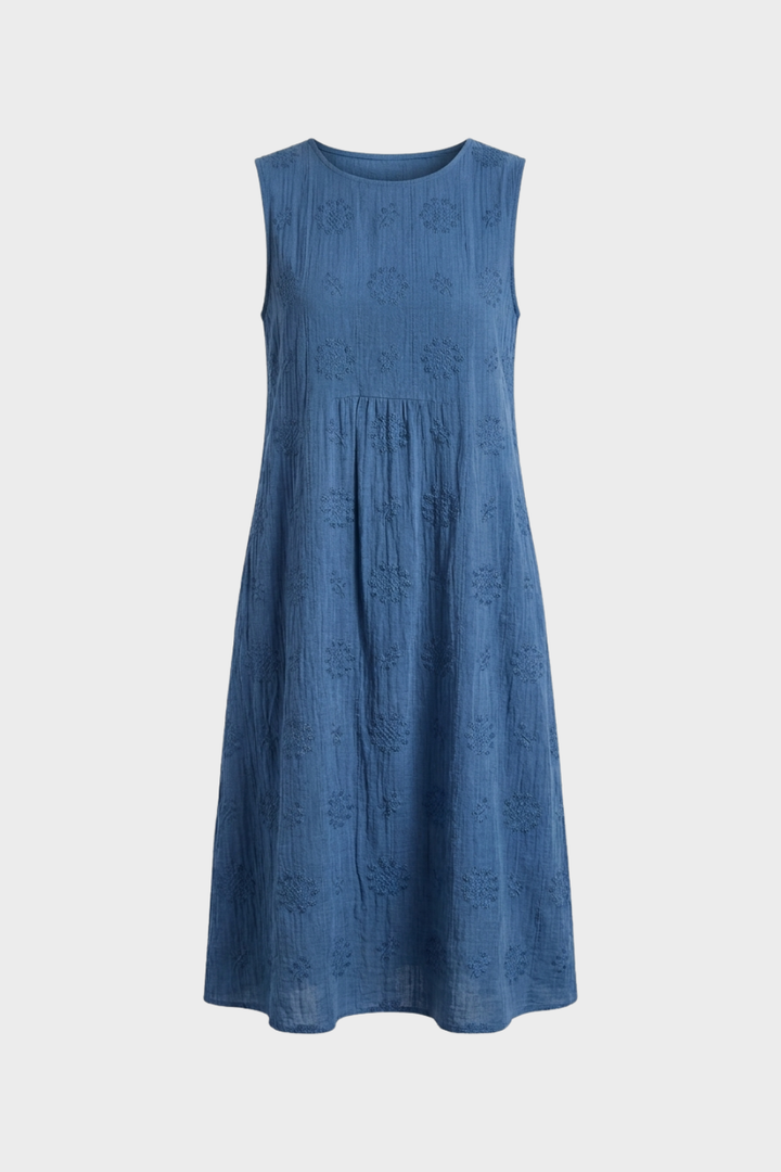 Women's Structured Midi Dress | Sleeveless