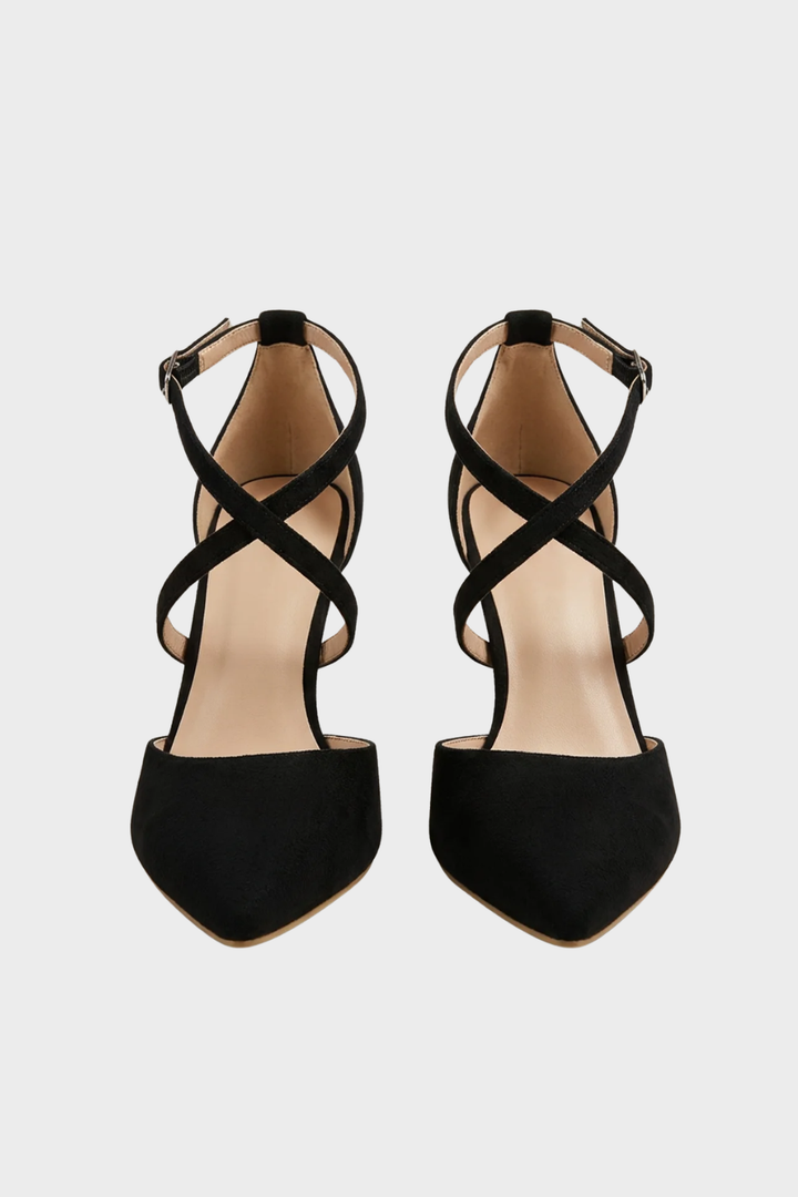 Ladies' Strappy Pumps | Black