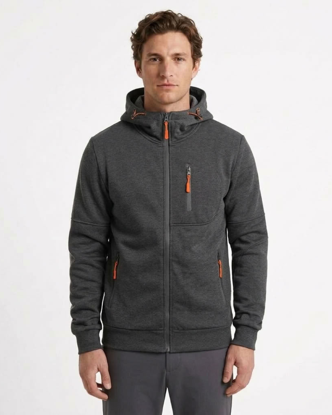 Fleece-Lined Hooded Sweatshirt