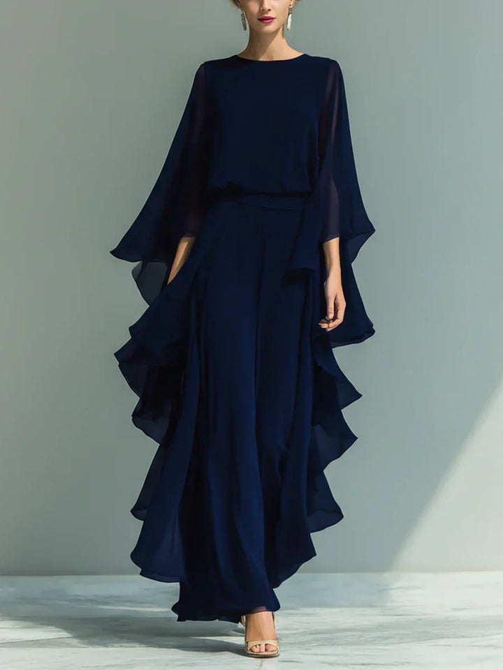 CHIFFON PANT SET FOR WOMEN