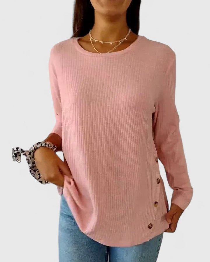 Megan™  |  Elegant Crew Top