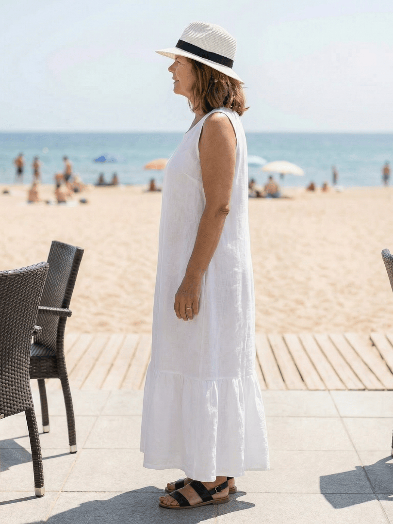 Ismerie™  |  Easy Drape Midi Dress