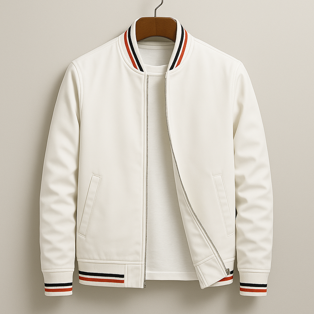 LAURENT MONACO | SUMMER BOMBER JACKET WITH STRIPES