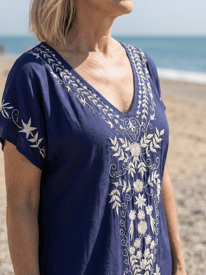 Elyra™  |  Light Drape Midi Dress
