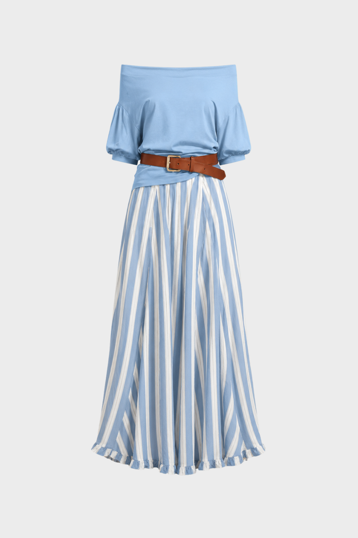 Women's Two-Piece Top & Skirt Set, view 6 - Elena Harper