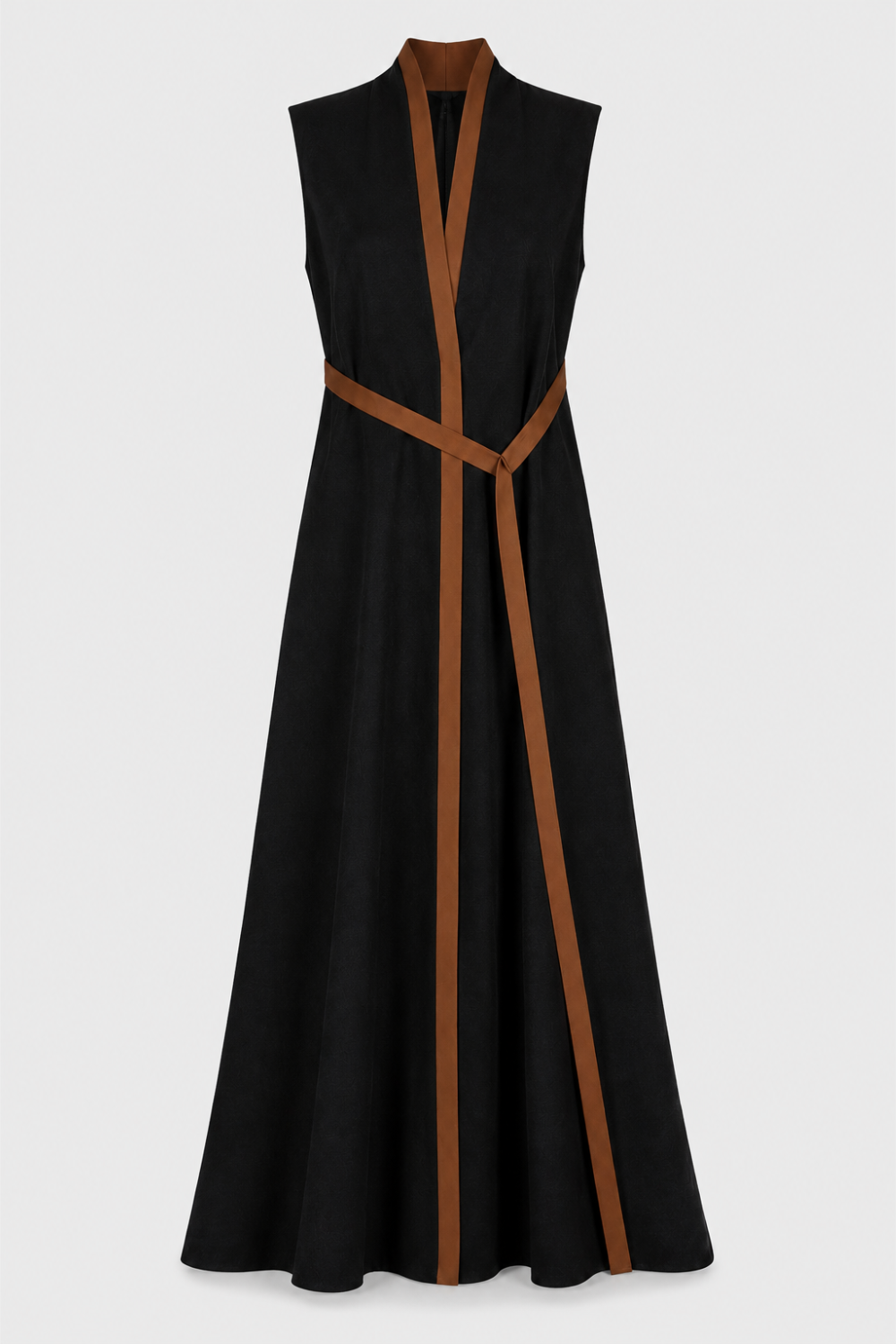 Women's Maxi Dress Contrast | Sleeveless