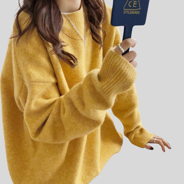 IMOGEN™ - Classic Drop Shoulder Long Sleeve Sweater
