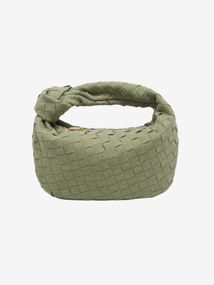 Renee Mini Bag in Soft Woven Suede - Elena Harper