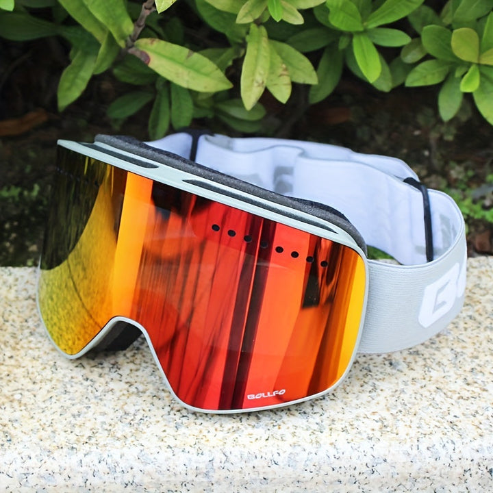 Ski & Snowboard Goggles 25’ Magnetic Lens and Wind Protection AlpineGlide TP Essential - Elena Harper