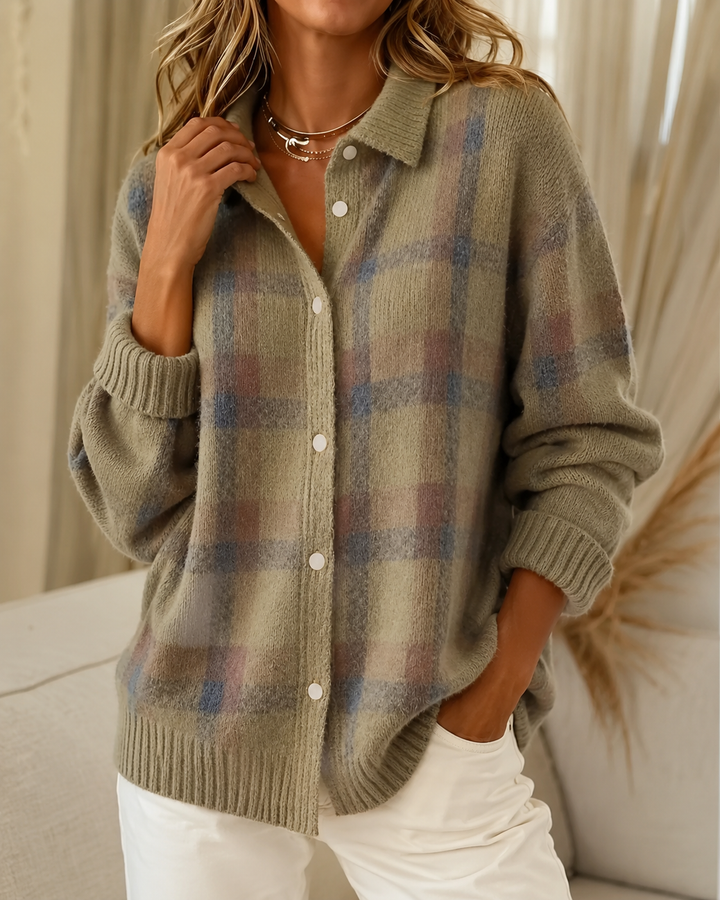 Tesa™ | Checked Knit Vest