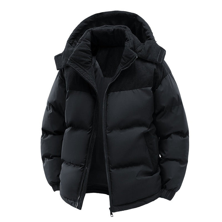 Premium Winter Down Jacket for Men – Warm Coat with Removable Hood