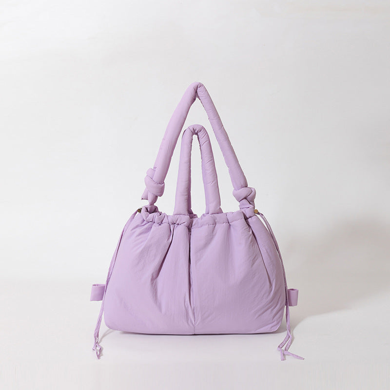 Ladies' Quilted Handbag with Soft Structure and Stylish Look