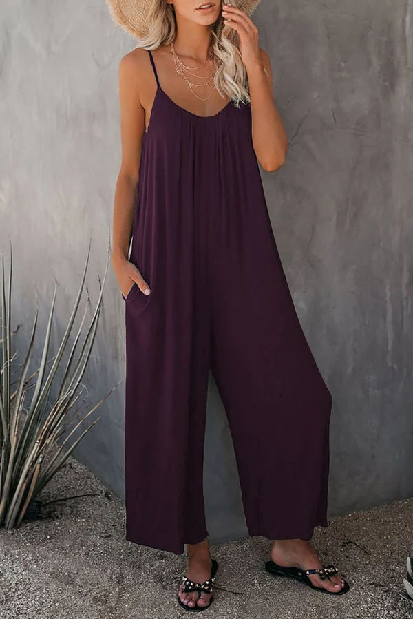 Summer Jumpsuits with Pockets