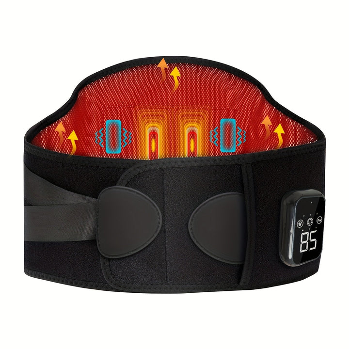 Wireless Heated Massage Belt for Back & Waist Relief