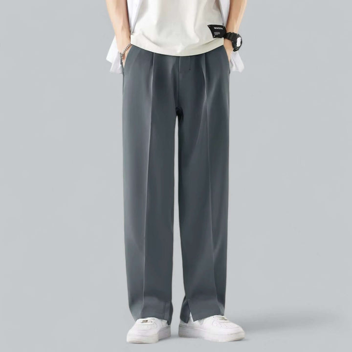 Men's Straight Leg Trousers - Elena Harper
