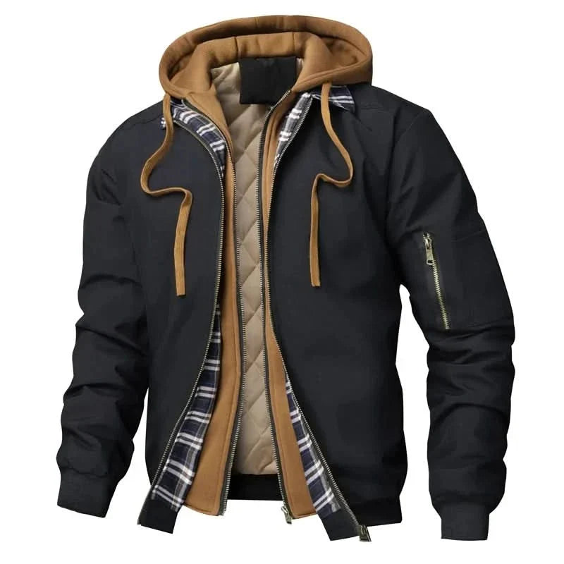 Konrad | Warm Windproof Thermal Bomber Jacket for Outdoor