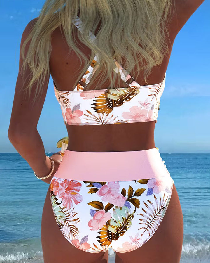 Jolina - Floral Print Bikini Set