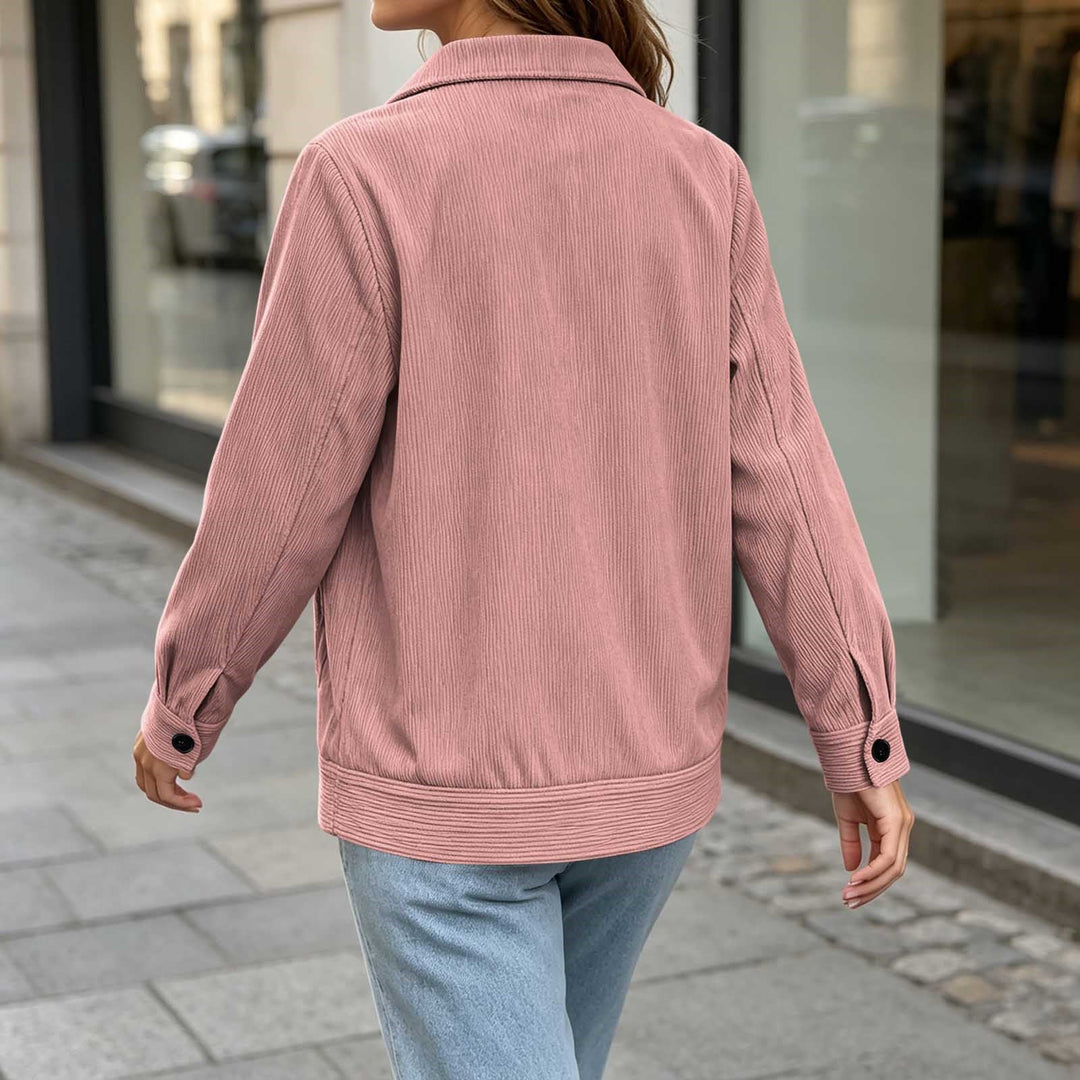 Women's Casual Blazer with Lapels - Simple and Polished