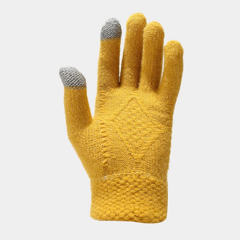 Women's Knitting Set with Hat, Scarf, and Gloves