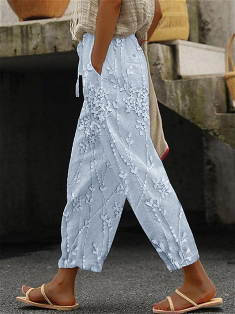 Aviora™ - Trachten Pants with Wine Motif