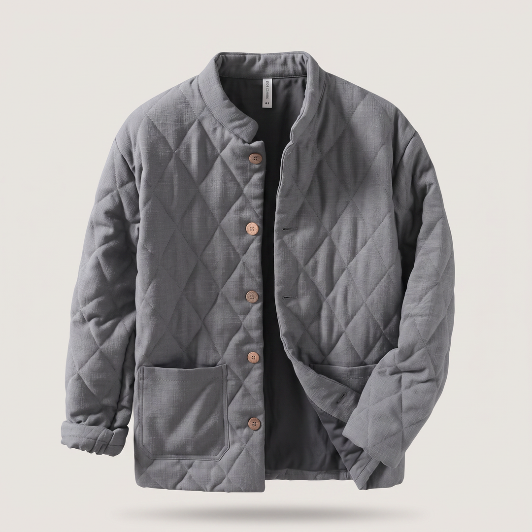 Leon | Modern and Lightly Padded Quilted Jacket for Men