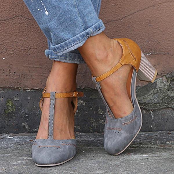 Clara | Classic and Comfortable Mary Jane Shoes with Block Heel