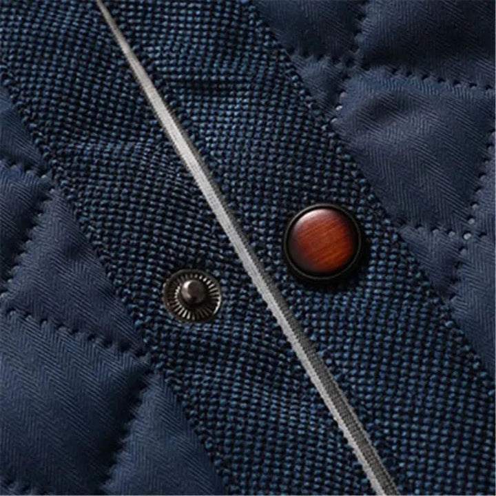 Maximilian | Modern and Robust Quilted Jacket with Patchwork Design