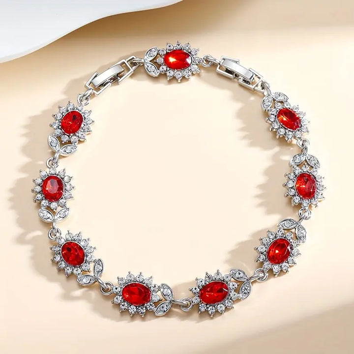 Dreamy white gold bracelet with subtle shine, view 2 - Elena Harper