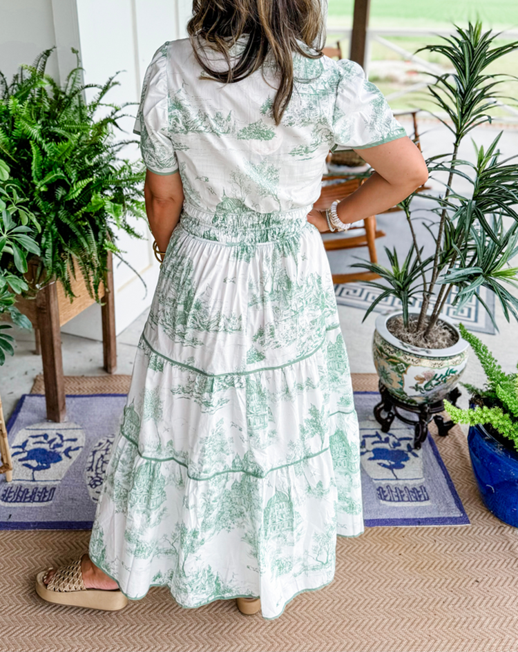Savannah Timeless Elegance Tiered Maxi Dress - Elena Harper