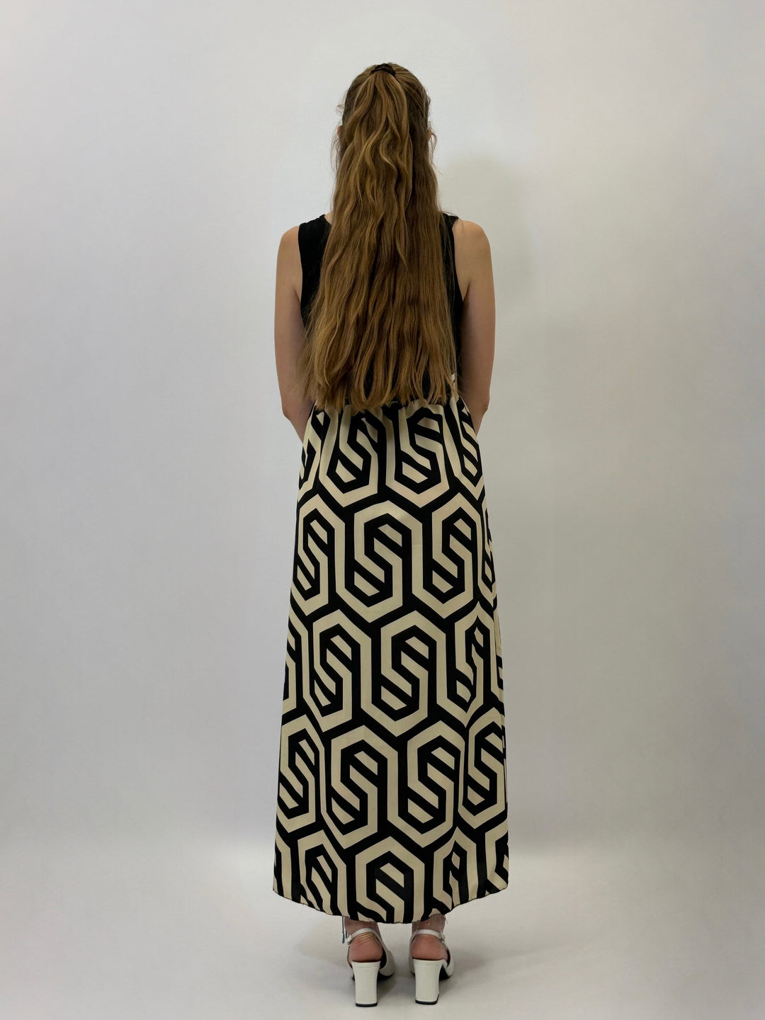 Thandi™  |  Sleeveless Dress Printed Skirt