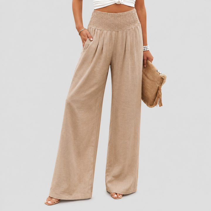 Aileen Wide Leg Pants - Elena Harper