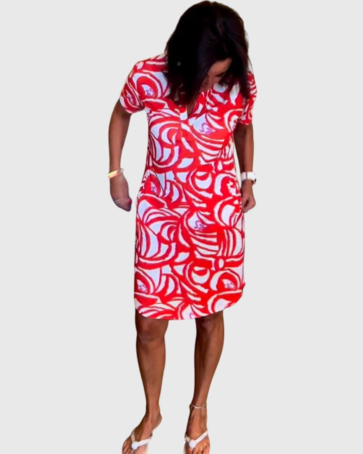 Elle™  |  Flattering Avenue Walk Dress