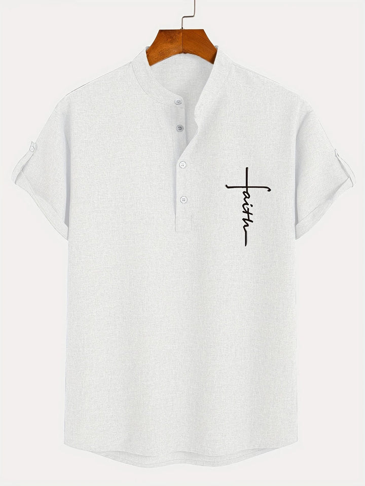LAURENT MONACO | MEN'S HIGH COLLAR SHIRT
