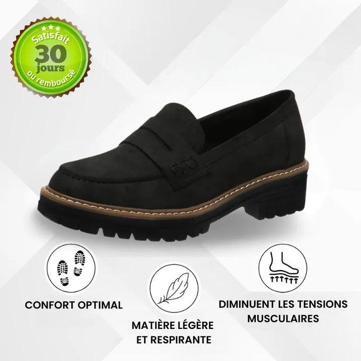 Maélis Elegant moccasins with superior comfort, view 3 - Elena Harper