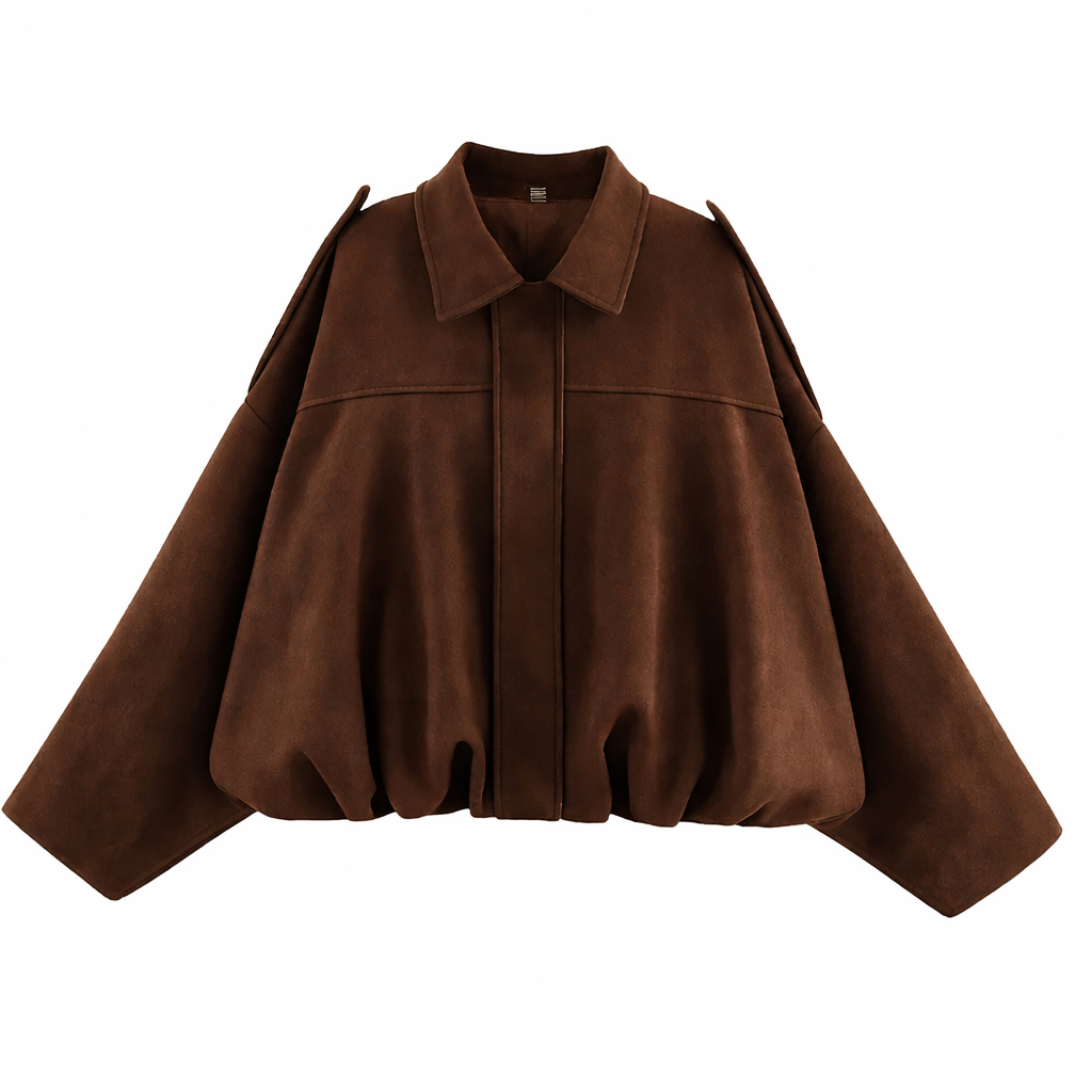 Oversized bomber jacket for women - Casual chic and easy to wear