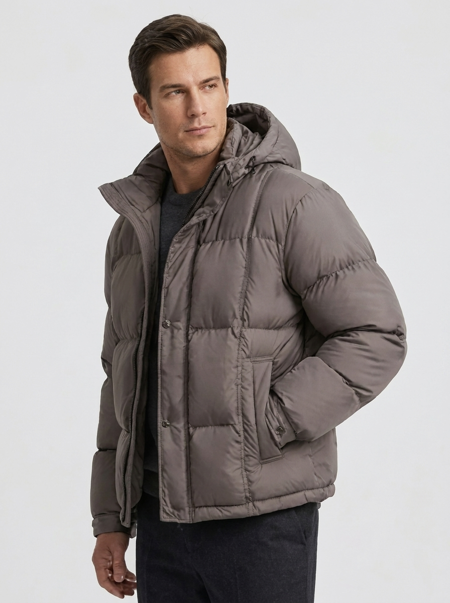 Daniel Lightweight and Versatile Men's Down Jacket, view 6 - Elena Harper