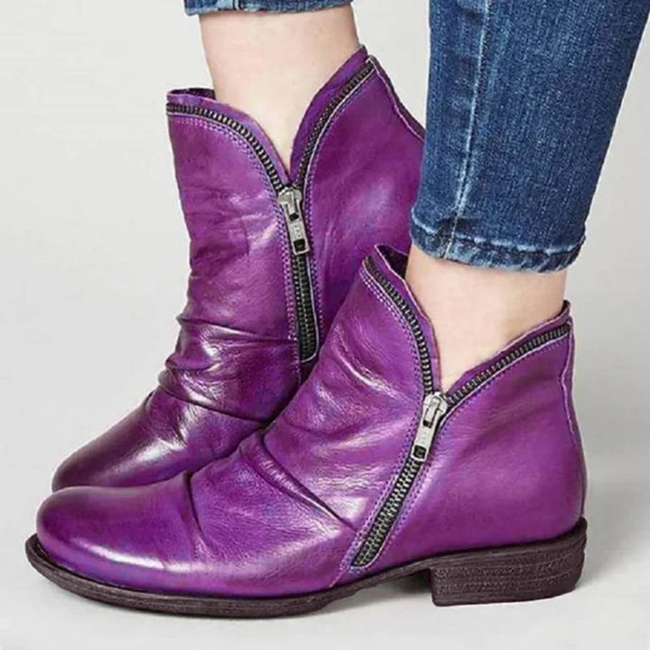 Lianella Orthopedic Ankle Boots with Zipper, view 5 - Elena Harper