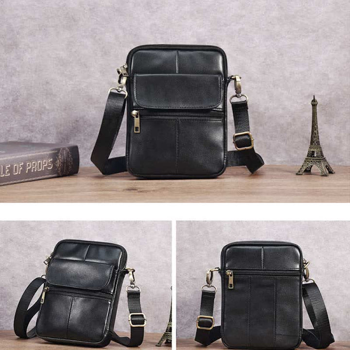 Men's Compact Shoulder Bag - Everyday Essential