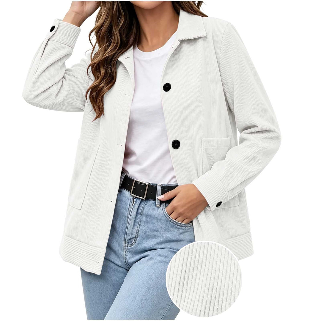 Women's Casual Blazer with Lapels - Simple and Polished