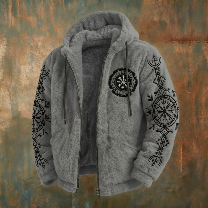 Galileo Plush Graphic Jacket, view 5 - Elena Harper