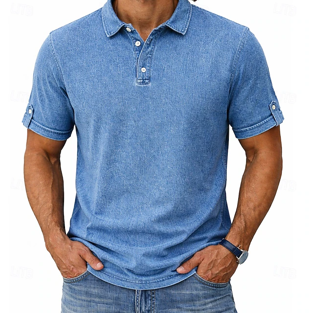 Sebastian | Timeless and Comfortable Vintage Wash Polo Shirt