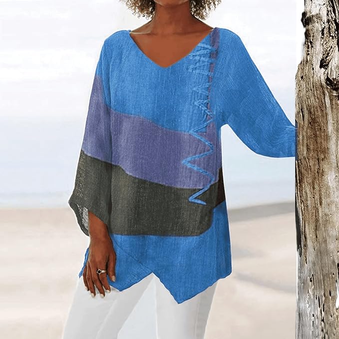 Lina™ - Comfortable Everyday Long Sleeve Blouse