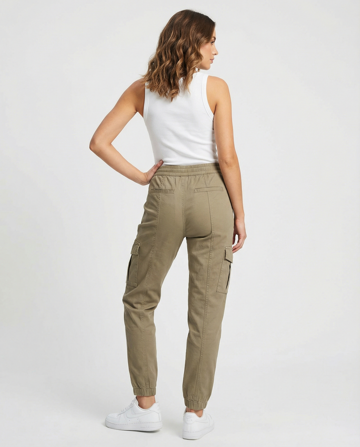 Women's Cargo Pants Light & Comfortable with Adjustable Waist