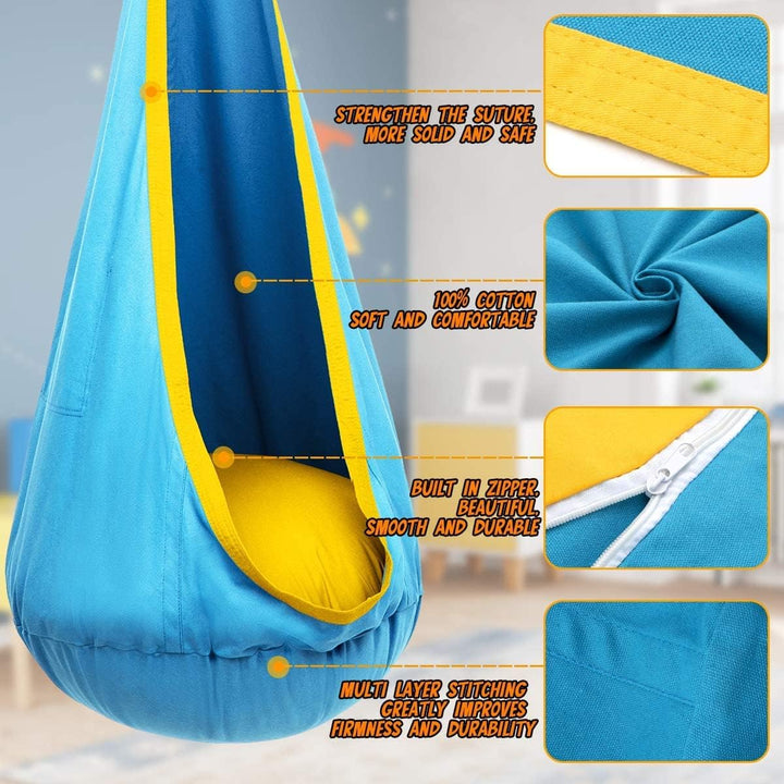 Lunava Calm Hammock | Soft & Sturdy | For Indoor & Outdoor Use | Easy to Set Up