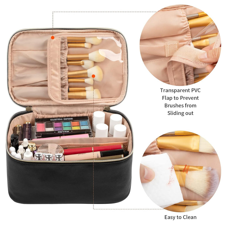 Tragbarer Make-up-Organizer mit Fächern