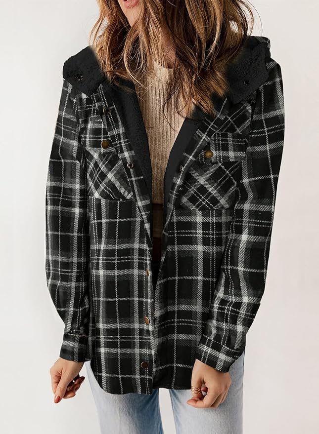 Elvessa Plaid Flanel Jacket