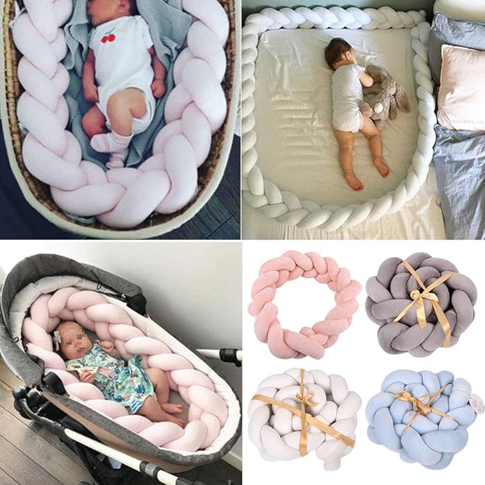 Handmade Soft Baby Bed Bumper for Safety - Elena Harper
