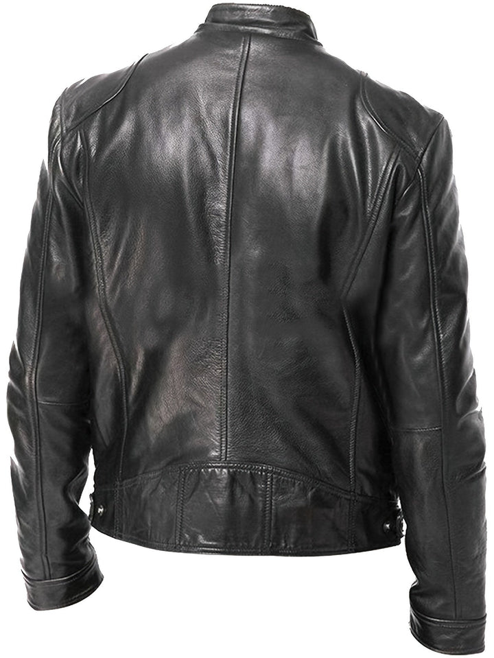 LAURENT MONACO | MEN'S ZIPPER MOTORCYCLE JACKET